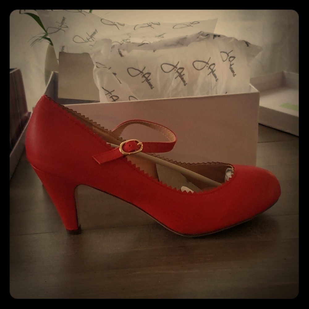 Red Flapper Heels
